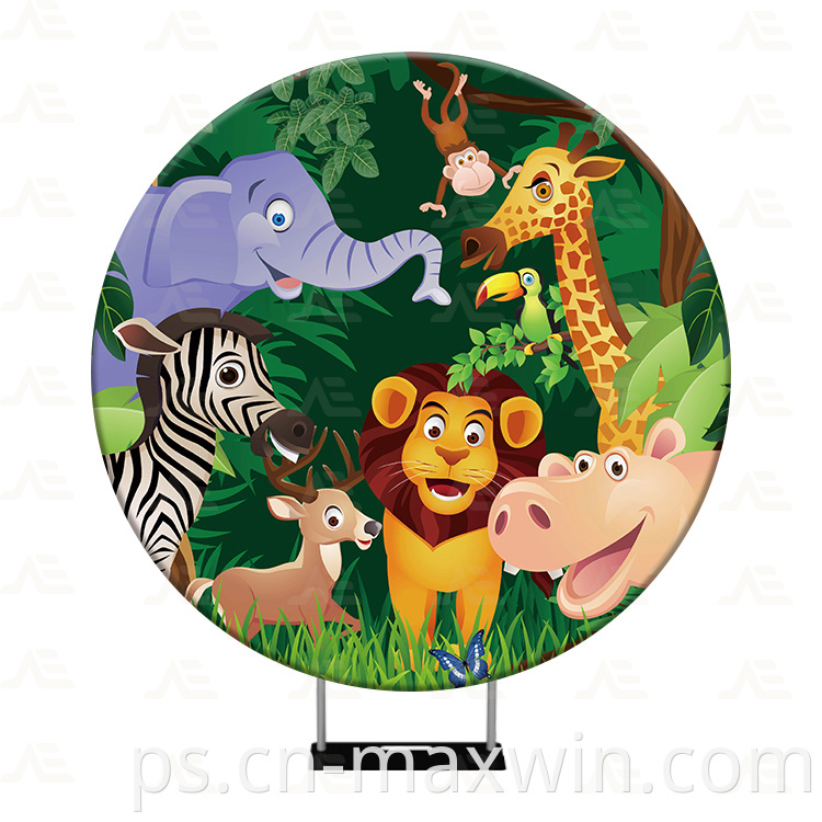 ګردي بیک Round Backdrop